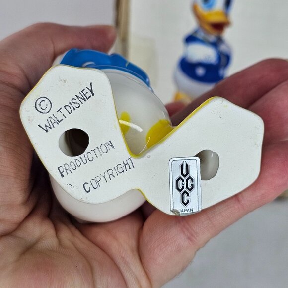 Vintage UCGC Japan Donald Duck Figurine Walt Disney Productions Original Box - Picture 6 of 10